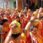 Inq Tmp 30 सुलतानगंज मे मारवाड़ी समाज द्वारा भगवत कथा को लेकर भव्य कलश शोभा यात्रा।।।।