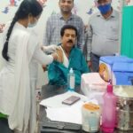 Inq Tmp 36 सुलतानगंज रेफरल अस्पताल मे करोना का टिका लगना प्रारंभ।सीओ सहित अन्य अधिकारियों ने लगाया करोना टिंका।।।