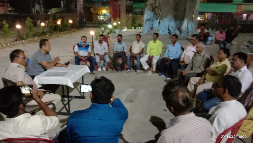 सुलतानगंज मे सभी राजनैतिक दल के नेताओं के पहल पर सफाई हडताल समाप्त।। 1 IMG 20210324 WA0056 1
