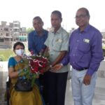 Inq Tmp 33 तिलका मांझी विश्वविद्यालय भागलपुर कुलपति महोदया प्रो को स्वागत किया गया Inquilabindia