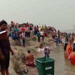 Inq Tmp 36 सुलतानगंज अजगैबीनाथ गंगा घाट मे एक बच्चा डुबने से हुई मौत।