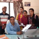 Inq Tmp 32 छात्रहित को लेकर प्राचार्य को अभाविप कार्यकर्ताओं ने सौंपा ज्ञापन