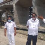 Inq Tmp 37 सुलतानगंज अगुवानी पुल का औचक निरक्षण करने विधायक कार्यकर्ताओं के साथ पहुचे।। Inquilabindia