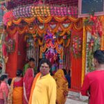 Inq Tmp 32 चैती नवरात्र एवं रामनवमी को लेकर ध्वजारोहण।। InquilabIndia