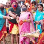 Inq Tmp 33 चैत्री छठ पर जिच्छो पोखर मे भगवान भाष्कर को पहली अर्ग श्रध्दालुओ ने दिए । INQUILABINDIA