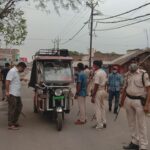 Inq Tmp 35 सुलतानगंज मे सरकार द्वारा संम्पूर्ण लॉकडाउन लगते ही थानाध्यक्ष ने वाहन चेकिंग अभीयान चला कर शक्ति वर्ती।।।