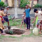 Inq Tmp 36 यस तुफान के कारण देररात से बिजली गुम होने पर पानी के लिए दर दर भटक रहे।।।