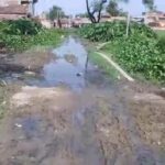 Inq Tmp 37 सुलतनगंज मिरहट्टी वार्ड 5 मे सडक पर जल जमाअ होने पर फैल रही महामारी
