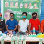 छात्र RJD के द्वारा कोविड केयर सेंटर का शुभारंभ किया गया।। InquilabIndia