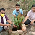 Inq Tmp 37 BJP कार्यकर्ताओं ने विश्व प्रर्यावरण दिवस पर वृक्षारोपण किए।