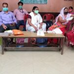 सुलतानगंज सीतारामपुर धर्मशाला सहित महिला अस्पताल में वैक्सीनेशन शिविर ।