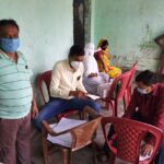 Inq Tmp 35 सुलतनगंज बृध्द नगर गांव मे कार्यपालक पदाधिकारी के निर्देश पर 40 लोगों को वैक्सीन दिलाए गए।।।