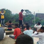 विश्व योग दिवस में आज कोविड प्रोटोकॉल की पूर्णरूपेन धज्जियां उड़ते दिखी ।। InquilabIndia