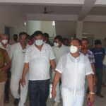 Inq Tmp 32 विधायक ने नये सम्राट भवन का किया निरक्षण।। निरक्षण के दौरान निर्माण में अनियमितता पाने पर डांट फटकार लगाते हुए कार्य को कराया बंद।