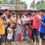 Inq Tmp 33 119 वीं पुण्यतिथि पर बिहपुर में खिलाड़ियों ने स्वामी विवेकानंद को दी श्रद्धांजली ।।