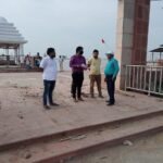 Inq Tmp 37 नमामि गंगे योजनाओं का निरक्षण करने कार्यपालक पदाधिकारी अभीनव कुमार पहुचे दिए आवश्यक निर्देश।।