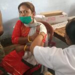 Inq Tmp 34 नगर व्यवसायिक प्रकोष्ठ द्वारा अमरपुर हाई स्कूल वैकसीन कैंप मे 500 लोगों को दिलाए गए वैक्सीन।।।