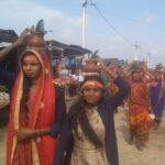 Inq Tmp 38 मां पार्वती के प्राण प्रतिष्ठा को लेकर निकाला गया कलश शोभायात्रा।