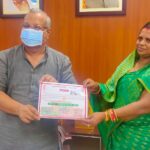 सभापति नीलम देवी ने उपमुख्यमंत्री से मुलाकात कर नगर सरकार भवन उदघाटन का दिया आमंत्रण।।।