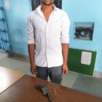 Inq Tmp 30 गुप्त सूचना के आधार पर की गई छापेमारी देसी कट्टा के साथ युवक गिरफ्तार।