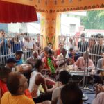 Inq Tmp 37 माँ बिषहरी मंदिर में नौ दिवसीय रामधुन का हुआ समापन