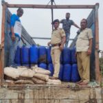 Inq Tmp 31 नवगछिया पुलिस को मिली बड़ी सफलता भारी मात्रा में ट्रक से स्प्रिट बरामद ।। InquilabIndia