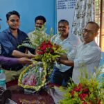 Inq Tmp 32 सुल्तानगंज प्रखंड के नए कार्यक्रम पदाधिकारी राजीव कमल ने पदभार ग्रहण करने पर कहा विकास कार्यो में तेजी।