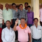 Inq Tmp 31 सर्राफ कॉलेज में सम्पन्न हुआ शिक्षक प्रतिनिधि का चुनाव, 6 मतों से विजयी हुए राजकिशोर सिंह ।। Inquilabindia