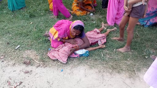 हाइड्रा की चपेट में आई बच्ची की हुई घटनास्थल पर मौत।।InquilabIndia 3 IMG 20210913 WA0004