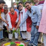 Inq Tmp 38 गनगनियां मे भाजपा कार्यकर्ताओं के साथ बिहार विधानसभा अध्यक्ष विजय सिन्हा ने वृक्षा रोपन किए।। Inquilabindia