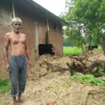 Inq Tmp 32 पड़ोसी की बखरी गिरी पड़ोसी के पक्के मकान पर! बाल बाल बचे लोग