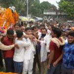 दिवंगत कांग्रेस नेता पूर्व विधानसभा अध्यक्ष सदानंद बाबू को दी गई अंतिम विदाई