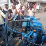 Inq Tmp 30 सुलतानगंज के कोलगांमा मस्जिद के पास अनियंत्रित बेलेरो ने मारी जबरदस्त ठोकर तीन लोग गंभीर रुप से घायल।।