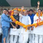 Inq Tmp 33 असरगंज मे एनडीए प्रत्याशी के सर्मथन मे केन्द्रीय मंत्री सहित कई दिग्गज नेताओं ने किए सभा को संम्बोधित।।