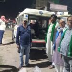 राजद कार्यकर्ताओं ने गोली का़ड मे हुए कार्यकर्ता कि मौत होने पर दुख व्यक्त करते हुए अपराधियों कि गिरफ्तारी कि मांग किए।।