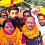 Inq Tmp 35 डीजे बाजे के साथ विधायक के पत्नी पहुंचे नामांकन कराने, आचार संहिता मामले में हुआ एफआईआर दर्ज