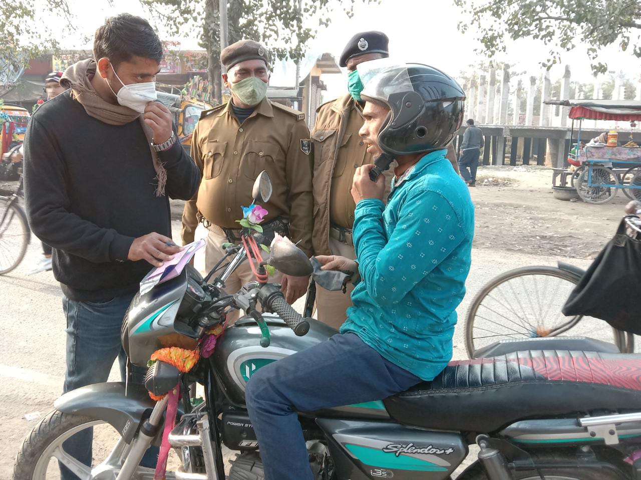 कोविड गाइडलाइंस का करें पालन, बर्ना होगी सख्त से सख्त कार्रवाई ।। Inquilabindia 3 IMG 20220108 WA0009