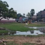 सुल्तानगंज के दिलगौरी गांव में गांव के पड़ोसी द्वारा हथियार के बल पर जमीन पर अवैध कब्जा।