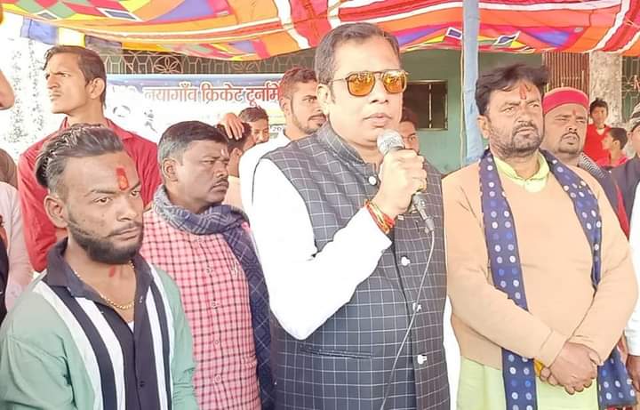भरतखण्ड और नयागांव के बीच रोमांचक मुकाबले में नयागांव क्रिकेट टीम विजेता 4 IMG 20220115 WA0007