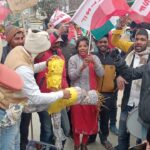 युवाओं के भविष्य के साथ खिलवाड़ करने को लेकर सरकार के खिलाफ जमकर बरसीं ए.आई.एस.एफ