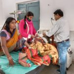 बैलगाड़ी और आटो के बीच हुई भिड़ंत में महिला बुरी तरह जख्मी, स्थिति नाजुक