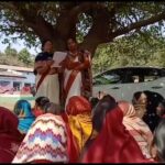 20 सुत्री मांगों को लेकर सेविका – सहायिका ने किया शांतिपूर्ण धरना प्रदर्शन