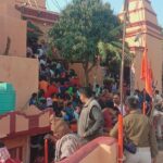 महाशिवरात्रि के दिन अजगैविनाथ मंदिर मे लाखों शिव भक्तों एंव हजारों कांवडियों ने किये बाबा भोलेनाथ की पुजा । ।