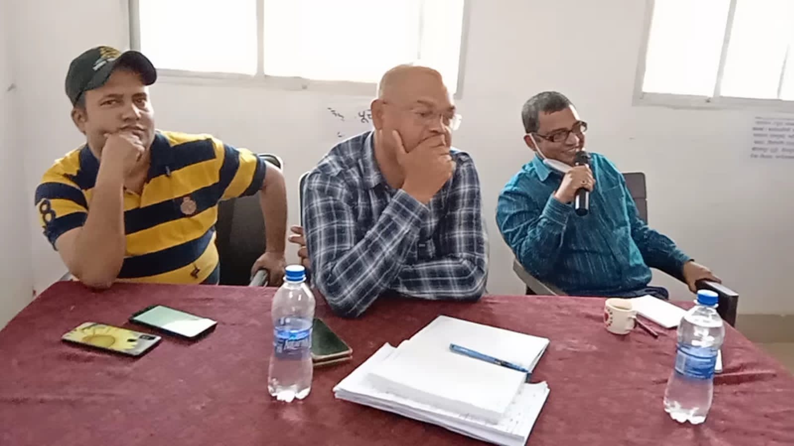 विभिन्न मुद्दों को लेकर प्रतिनिधि और पदाधिकारियों के बीच चली बहस 6 IMG 20220305 WA0011