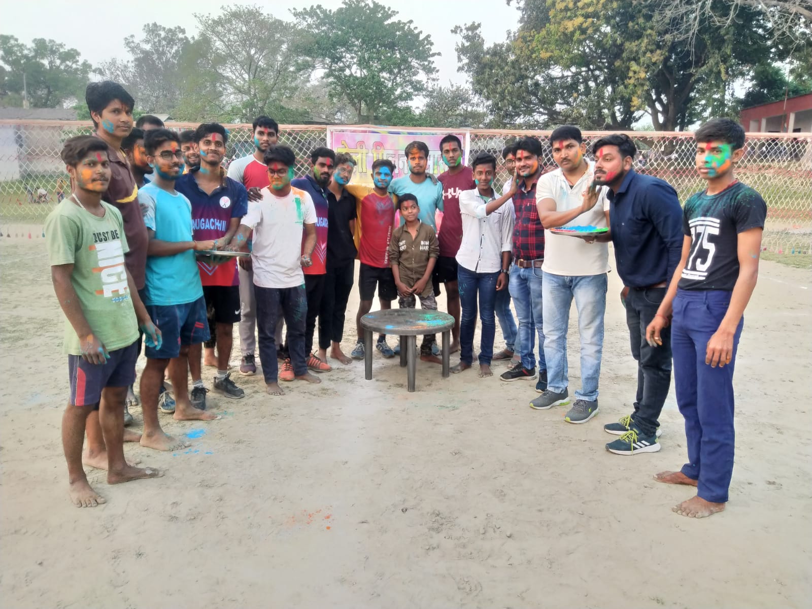 बिहपुर में अंतराष्ट्रीय व राष्ट्रीय खिलाड़ियों ने होली मिलन में जमाया रंग ।। 1 IMG 20220317 WA0012