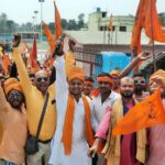 बिहपुर में विशाल शोभा यात्रा में उमड़ा रामभक्तों का जनसैलाब ।। Inquilabindia