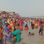 Inq Tmp 38 अजगैबीनाथ. धाम मे बुद्ध पुर्णिमा एंव बैशाख पुर्णिमा को लेकर गंगा स्नान के लिए बिहार झारखंड के भक्तों का उमडा जन सैलाब।।