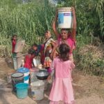 Inq Tmp 32 करहरिया गांव के वार्ड एक मे मोटर खराब होने पर ग्रामीणों को एक माह से नहीं मिल रहे पानी।