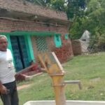 Inq Tmp 35 मसदी पंचायत के वार्ड एक मे जलमीनार का मोटर खराब होने पर पांच दिनों से ग्रामीणों को नहीं मिल रहे पानी।