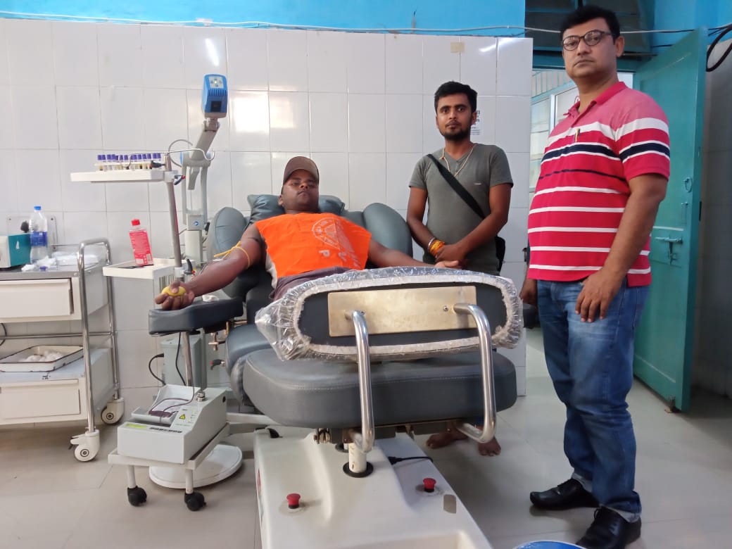 ABVP स्टूडेंट फॉर सेवा आयाम नवगछिया के कार्यकर्ताओं ने किया रक्तदान ।। IMG 20220617 WA0102